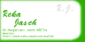 reka jasch business card